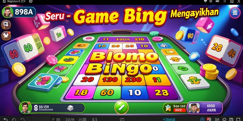 Tampilan gameplay Bingo yang menarik di 898A.