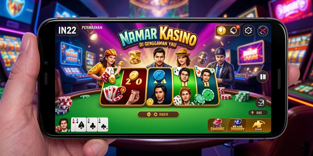 Tampilan gameplay Kasino yang seru dan menghibur.