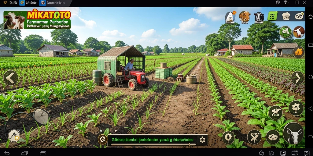 Tampilan gameplay MIKATOTO yang menarik dan penuh warna.