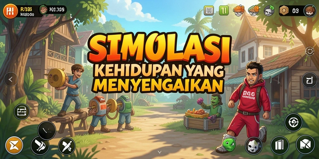 Tangkapan layar dari gameplay RI188 yang menunjukkan interaksi karakter.