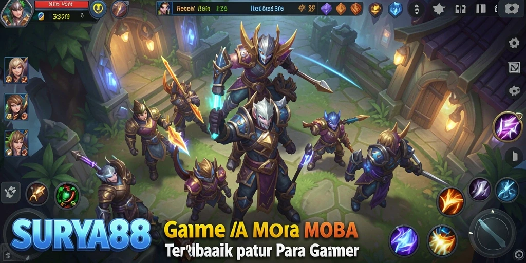 Tampilan gameplay seru dan grafis menarik dalam SURYA88.